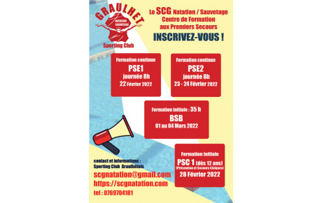 SECOURISME VACANCES D'HIVER 2022
