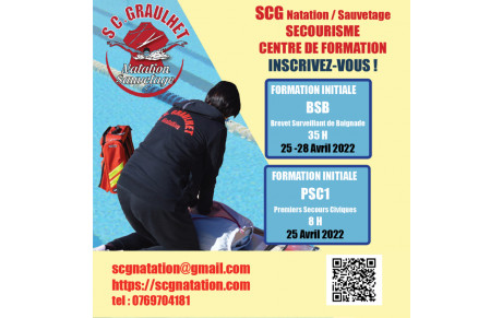 Secourisme, vacances de printemps 2022